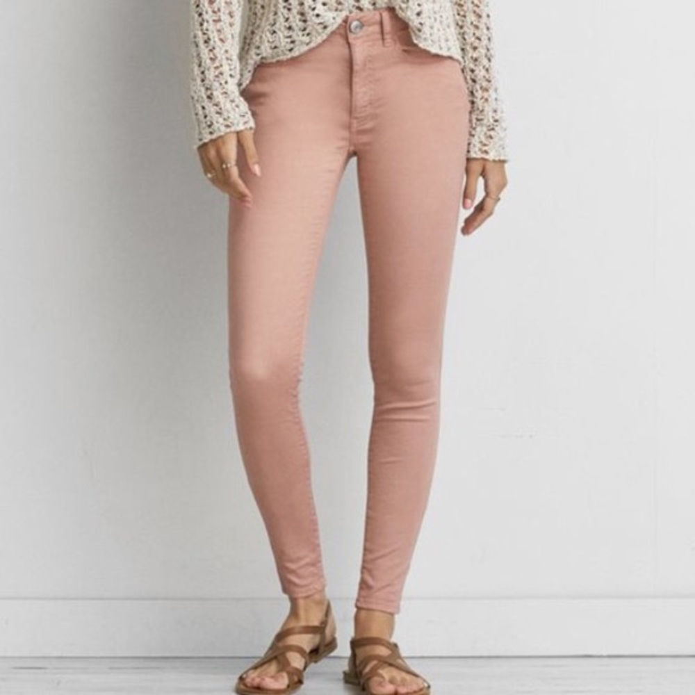 American Eagle Blush Jeggings